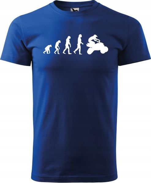 Męska Koszulka Prezent Urodziny Quad Ewolucja zdjęcie 5