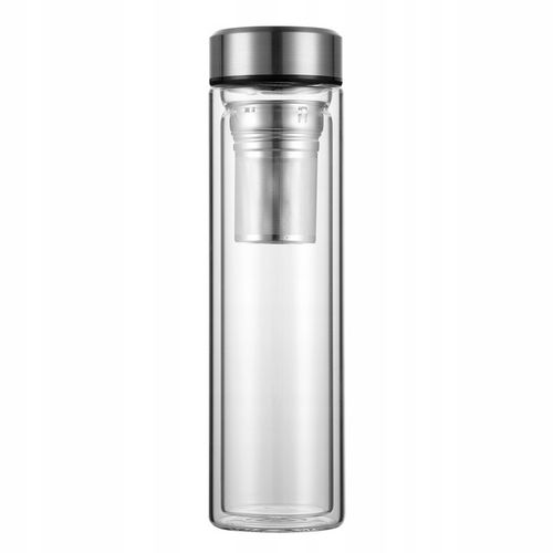 BUTELKA SZKLANA TERMICZNA Z ZAPARZACZEM FILTREM BIDON NA WODĘ KAMILLE na Arena.pl
