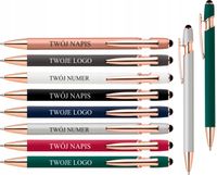 DŁUGOPISY GRAWEROWANE reklamowe 50 szt Z TWOIM LOGO twoje dane napis