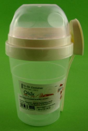KUBEK NA MUSLI JOGURT SAŁATKĘ Z ŁYŻECZKĄ 600 ML POJEMNIK na Arena.pl