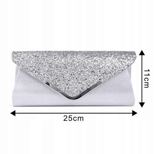 TOREBKA wizytowa błyszcząca KOPERTÓWKA wieczorowa ELEGANCKA mała na Arena.pl