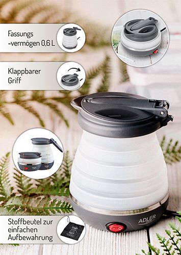 AD 1279 Czajnik silikonowy 0,6 L - turystyczny na Arena.pl