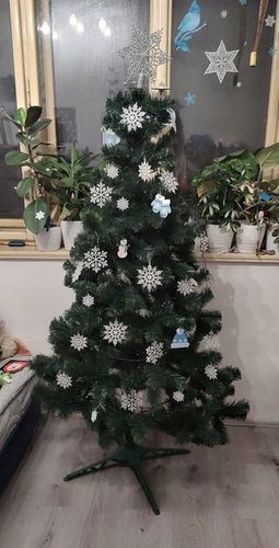 CHOINKA SZTUCZNA JAK ŻYWA 220 cm SOSNA ŚWIERK JODŁA GĘSTA PREMIUM + STOJAK na Arena.pl