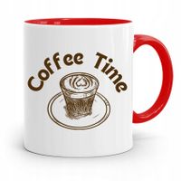 Dla Baristy Baristki Kawiarki Kubek Czerwony Z Nadrukiem Ze Zdjęciem