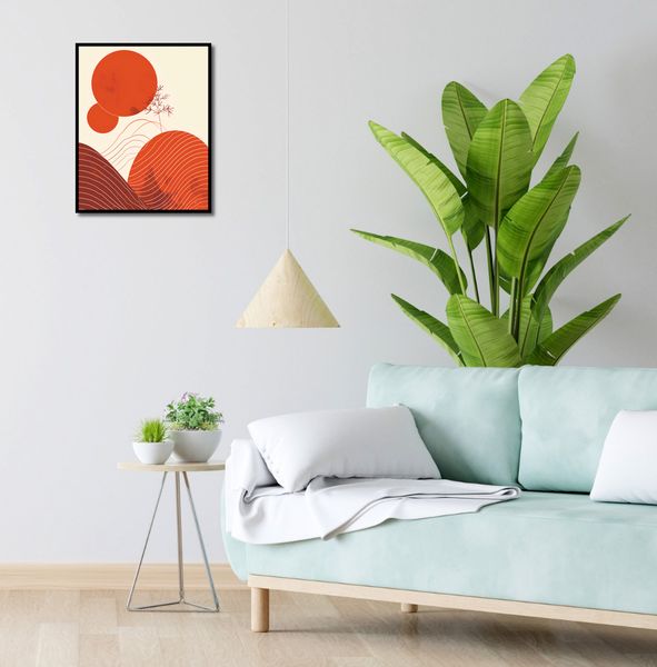 Plakat 40x50cm Ciepło Czerwieni zdjęcie 4