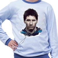 Piżama dziecięca Messi z autografem
