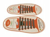 Sznurówki silikonowe bez wiązania DLA DZIECI 12szt