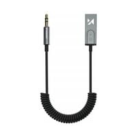 Adapter audio z odbiornikiem Bluetooth 5.3 i złączem AUX miniJack 3.5 mm