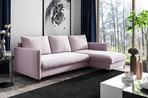 Narożnik BELIS - róż / R62 na Arena.pl