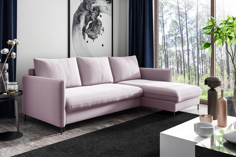 Narożnik BELIS - róż / R62 zdjęcie 3