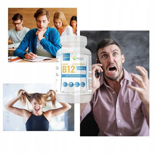 WITAMINA B12 METYLOKOBOLAMINA 1000µg 120KAPS WEGAN na Arena.pl