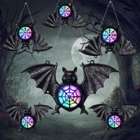 Harrycle Lampiony Nietoperze na Halloween 6 szuk Zasilane Bateriami