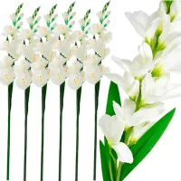 6x frezja sztuczna do stroików bukiet jak żywa dekoracja kwiaty 90cm 6szt