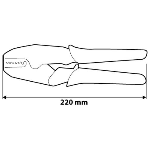 zaciskarka końcówek tulejkowych, średnica tulejek 0.5-16mm - t n01-506 na Arena.pl