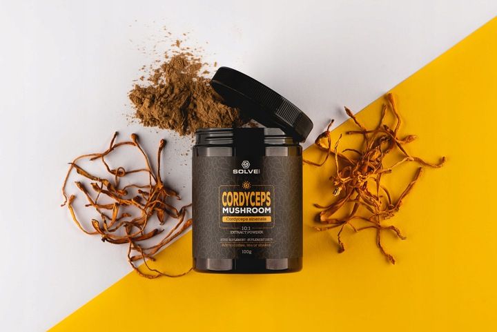 CORDYCEPS SINENSIS 10:1 EKSTRAKT 100G SOLVE LABS zdjęcie 7