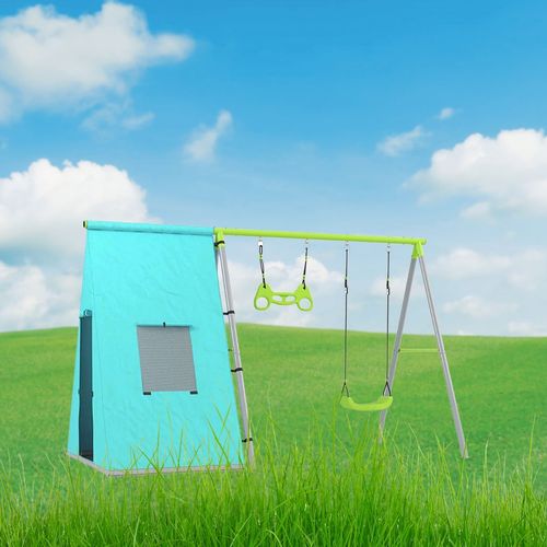 plac zabaw do ogrodu z namiotem Deluxe na Arena.pl