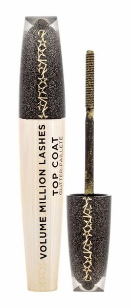 Tusz do rzęs Ze Złotym Brokatem Volume Milion lashes Loreal Top Coat zdjęcie 4