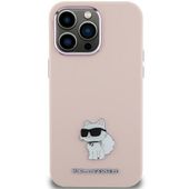 Karl Lagerfeld KLHCP15MSMHCNPP iPhone 15 Plus 6.7" różowy/pink Silicone