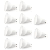 Zestaw 10x Żarówka Ledowa LED GU10 1W Barwa Ciepła 3000K