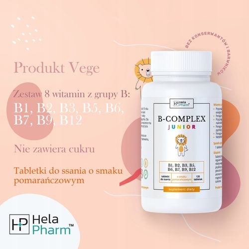 Witamina B Complex dla dzieci do ssania 120 tabletki na Arena.pl