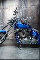 80CM 120 OBRAZ CHROMOWANY MOTOCYKL ŚCIENNY