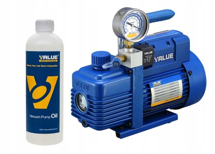 POMPA PRÓŻNIOWA NAJPOPULARNIEJSZA F-GAZY 51 l/min - VALUE V-i120SV zdjęcie 1