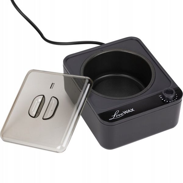 LoveWax Podgrzewacz Wosk Twardy BWW1 Puszka Teflon 100W - Czarny 500 ml zdjęcie 4