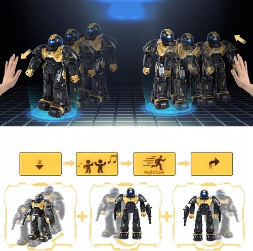 INTELIGENTNY ROBOT RC ZDALNIE STEROWANY TAŃCZY DLA DZIECI Z SENSOREM GESTÓW na Arena.pl