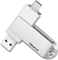 THKAILAR Pamięć USB 3.2 256GB USB-A USB-C Szybki Pendrive Do Telefonu PC