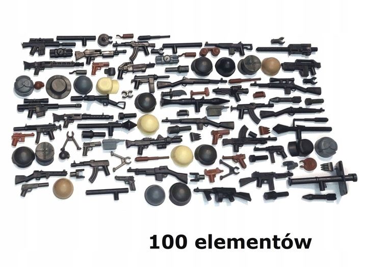 BrickKIT Karabiny dla figurek z klocków Broń BK109 zdjęcie 2
