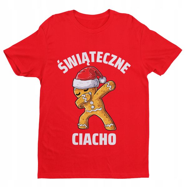 ŚWIĄTECZNE CIACHO MĘSKA KOSZULKA ŚWIĄTECZNA TSHIRT zdjęcie 4