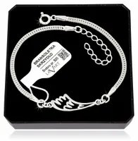 Bransoletka srebrna Skrzydło Anioła Srebro 925