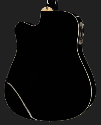 Gitara elektroakustyczna akustyczna Harley Benton D-120CE BK Mahoń Czarna na Arena.pl