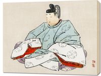 Obraz 90x70cm Shogun, Kōno Bairei Japoński Vintage do Salonu