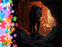 Puzzle tradycyjne Zwierzęta - Pantera