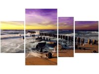 OBRAZ SUNSET PRZEMIJANIE MORZEM