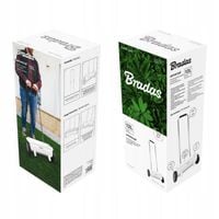 SIEWNIK RĘCZNY OGRODOWY ROZSIEWACZ DO NASION TRAWY NAWOZU SOLI PIASKU 12L!