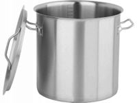 YATO GARNEK WYSOKI STALOWY 21L 30cm INDUKCJA Z POKRYWKĄ Z PODZIAŁKĄ 30x30cm