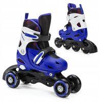 Łyżworolki dziecięce HUMBAKA Starjet LED 3w1 niebieski 30 - 33