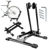 STOJAK NA ROWER PARKOWANIE TYLNE PRZEDNIE KOŁO STABILNY SKŁADANY 20-27,5"