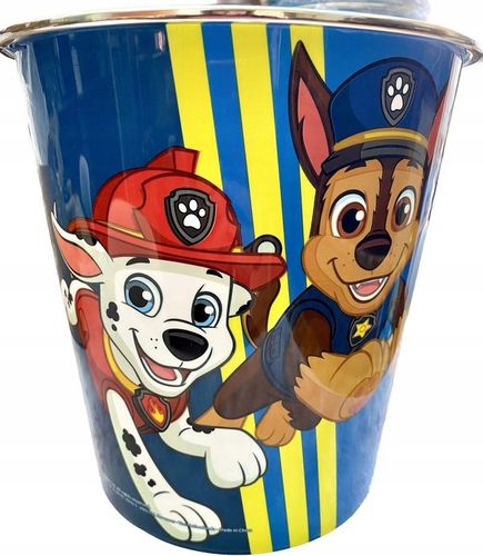 POJEMNIK NA ZABAWKI PSI PATROL KOSZ NA ŚMIECI PIESKI WIADRO na Arena.pl
