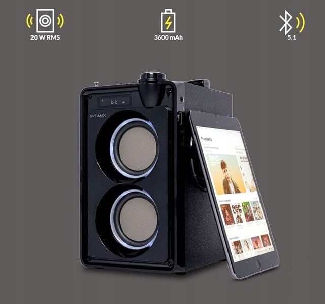 GŁOŚNIK BLUETOOTH SOUNDBEAT 5.0 USB SD AUX RADIO zdjęcie 16