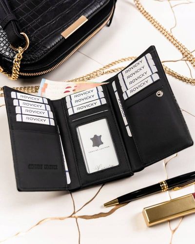 elegancki portfel damski ze skóry naturalnej i ekologicznej - 4u cavaldi na Arena.pl