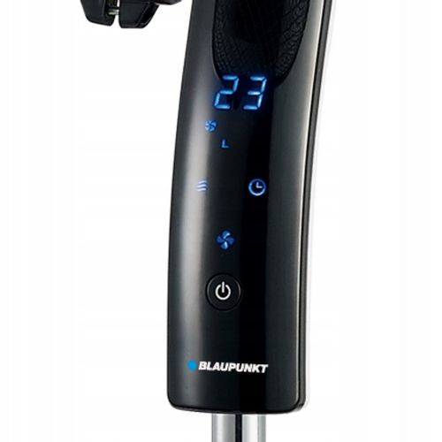 CICHY MOCNY WENTYLATOR WIATRAK PODŁOGOWY BLAUPUNKT ASF701 40dB 55W PILOT na Arena.pl