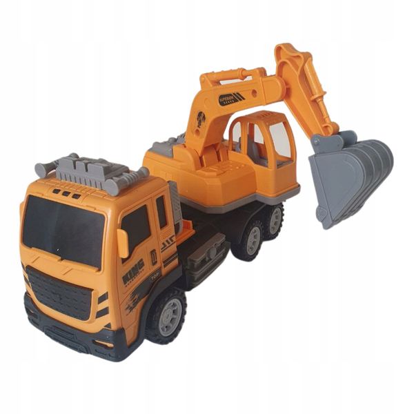 SAMOCHÓD KOPARKA CIĘŻARÓWKA AUTO ZABAWKA zdjęcie 3