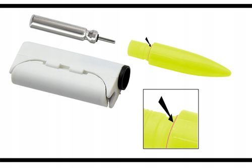 Świetlik elektroniczny sygnalizator na szczytówkę + bateria CR425 na Arena.pl