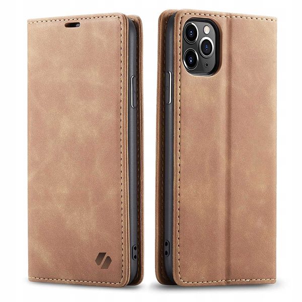 Spacecase Wallet Iphone 11 Pro Light Brown zdjęcie 3