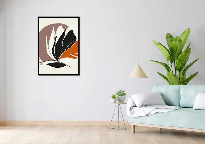 Plakat 67,5x95cm Elegancja Roślinna zdjęcie 4