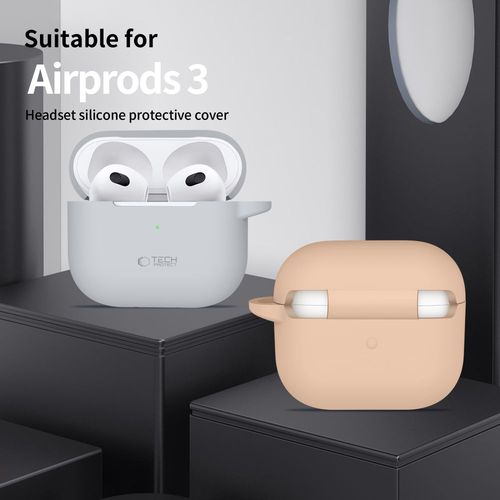 TECH-PROTECT SILICONE HOOK APPLE AIRPODS 3 CAFFE LATTE na Arena.pl