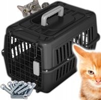 DUŻY MOCNY TRANSPORTER DLA ZWIERZĄT PSA KOTA KRÓLIKA BOX KLATKA KOJEC